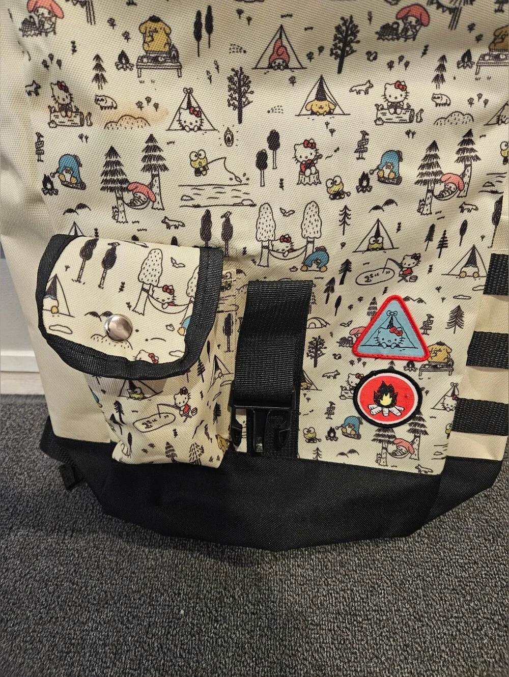 Sanrio Lootcrate Hello Kitty & Friends S'mores Camping Backpack